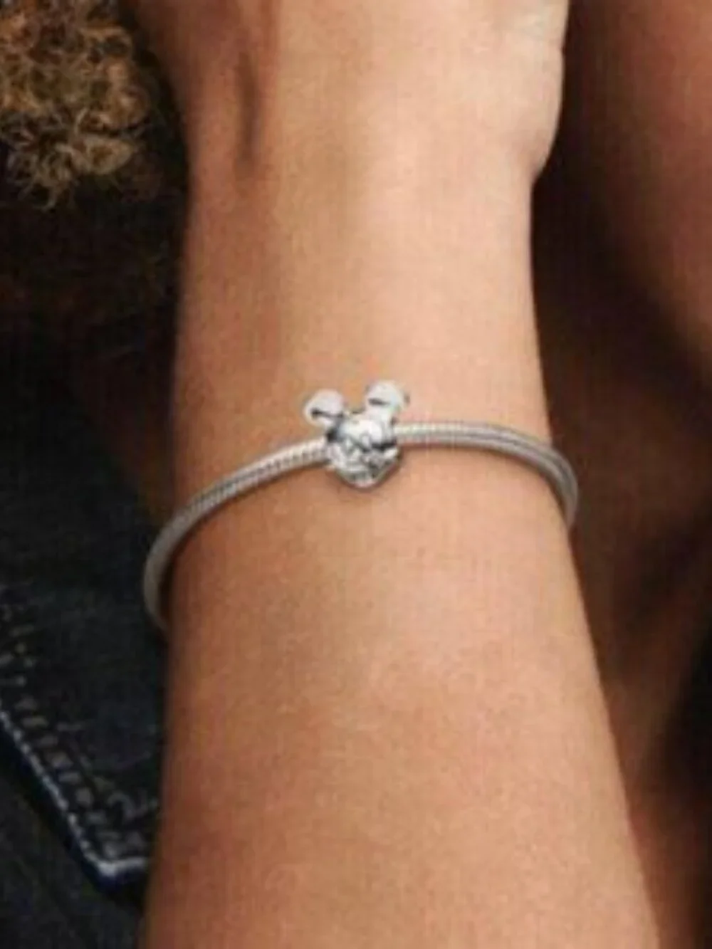 Pandora Silver Mickey Mouse Head Charm